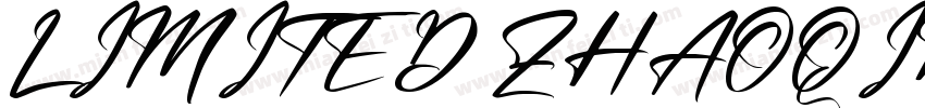 LIMITED ZHAOQING字体转换